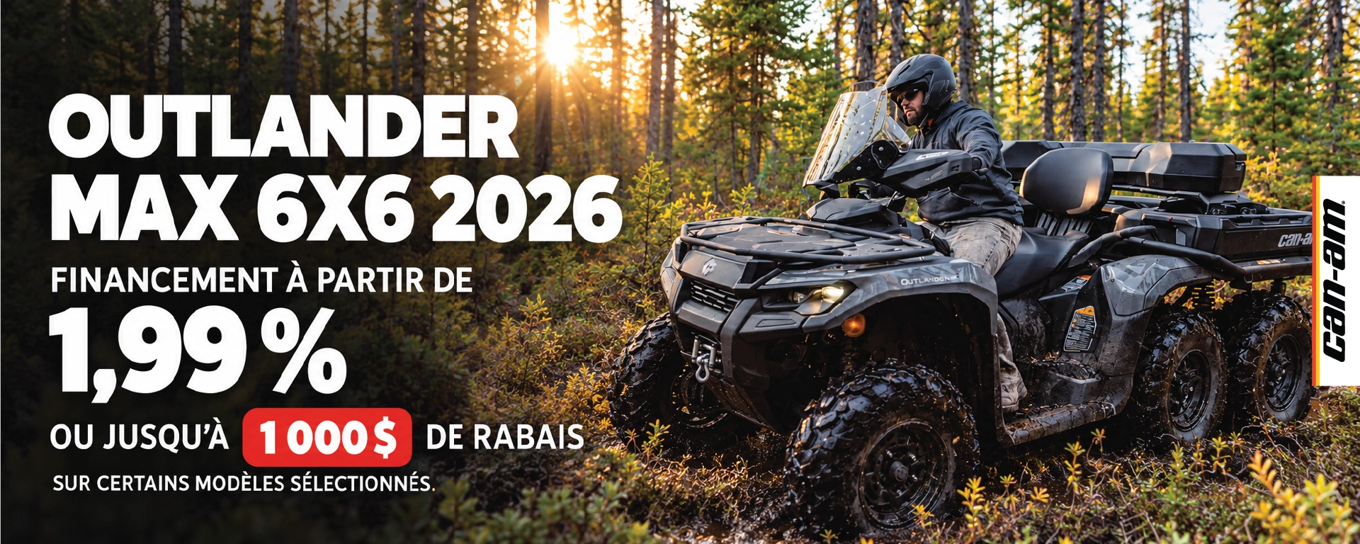 Promotion Outlander Max 6x6 2026 alt