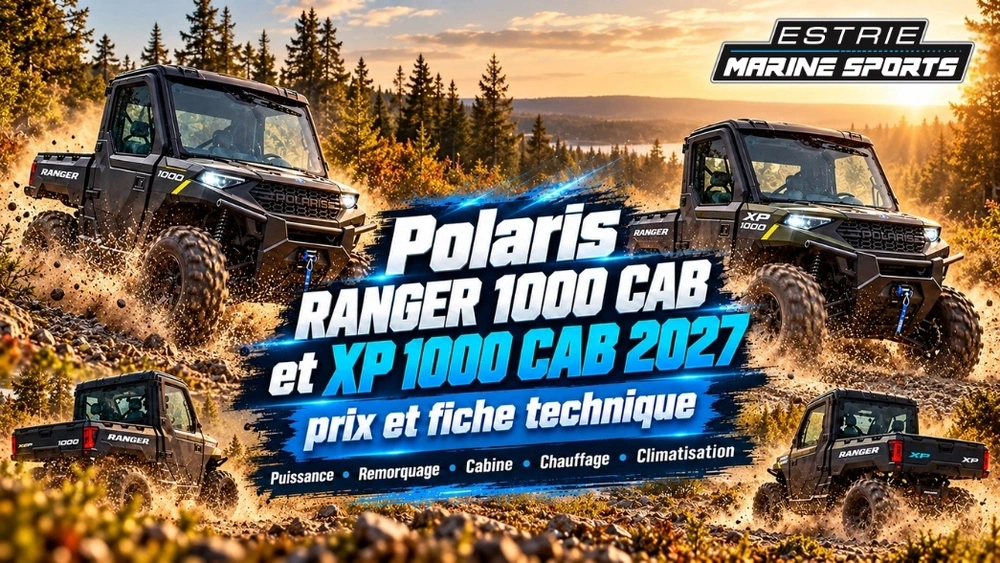 Polaris RANGER 1000 CAB et XP 1000 CAB : prix et fiche technique alt