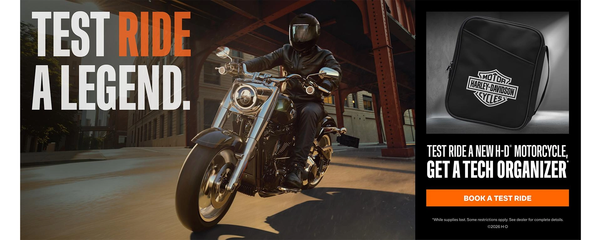 Test Ride a Legend. alt