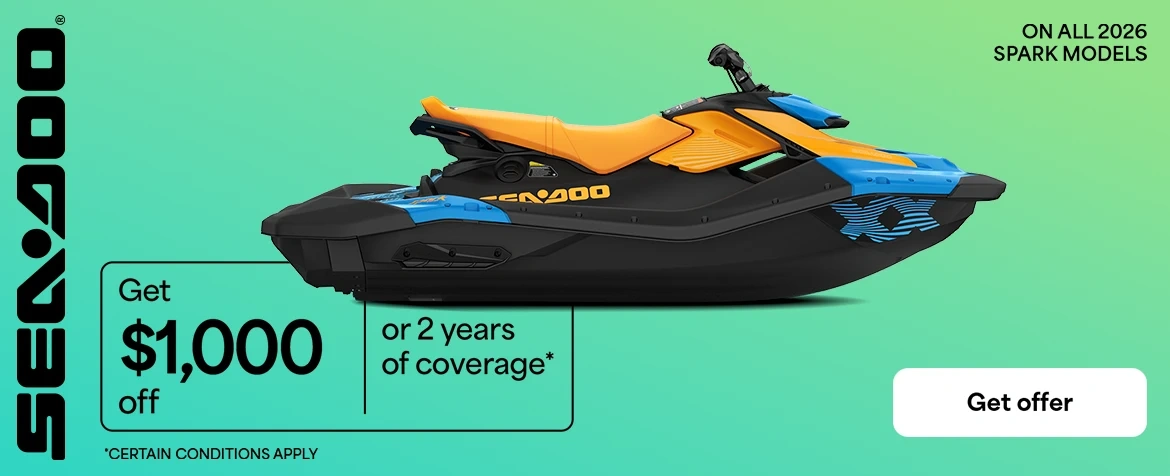 Get $1,000 off or 2 years of coverage on all 2026 Spark models