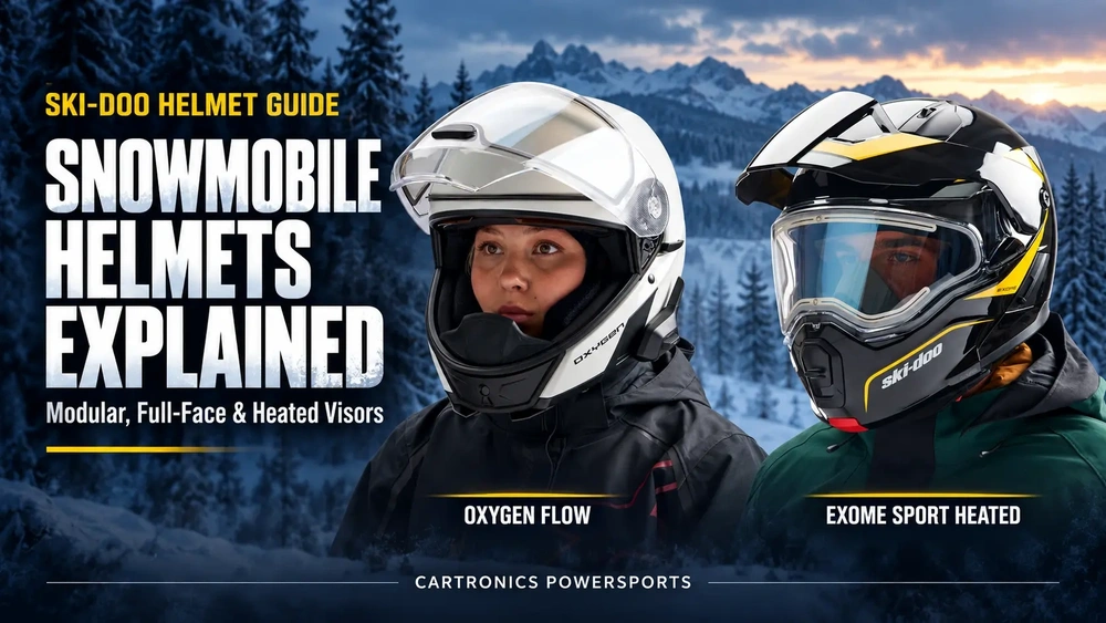 SNOWMOBILE HELMETS EXPLAINED: MODULAR, FULL-FACE, AND HEATED VISORS