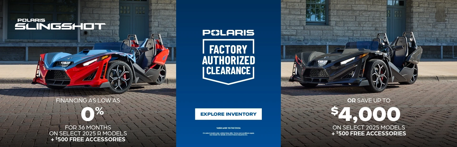 Factory Authorzied Clearance Promo