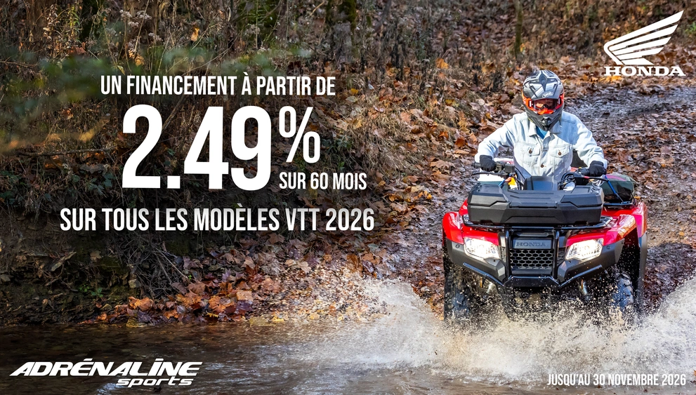 Promo VTT 2026 Honda alt