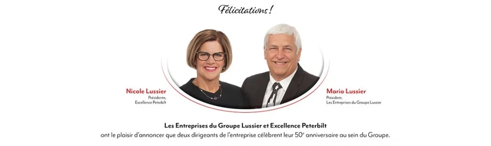 50e anniversaire au sein du Groupe Lussier