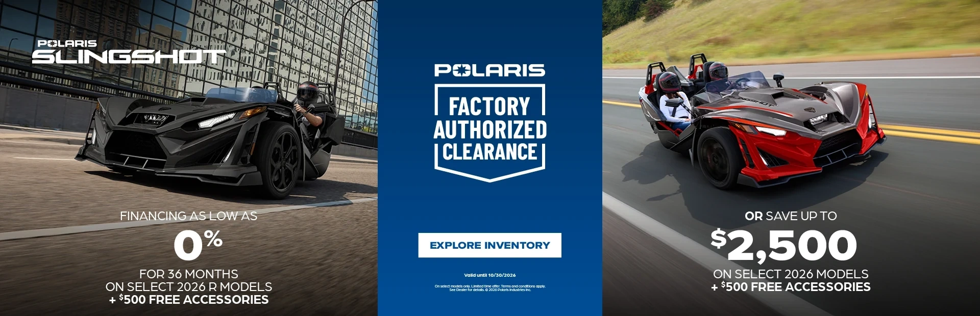 Factory Authorzied Clearance Promo