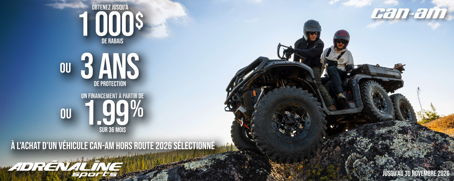Promo 6x6 2026 Can-Am alt