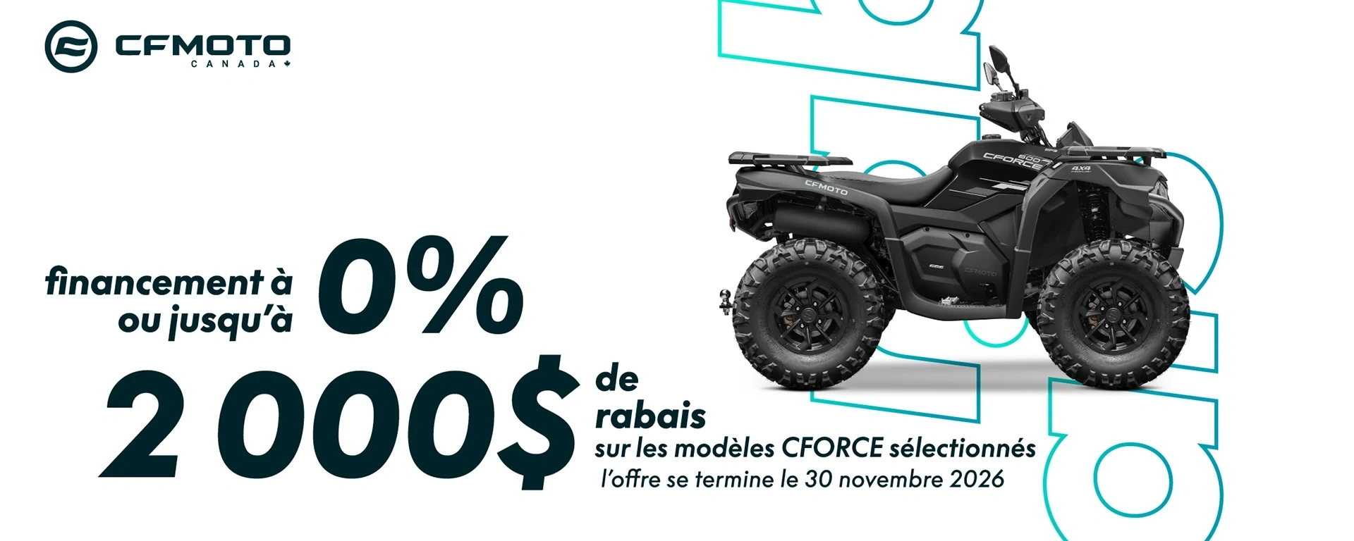 CFMOTO - CFORCE - Jusqu'à 2 000 $ de rabais alt