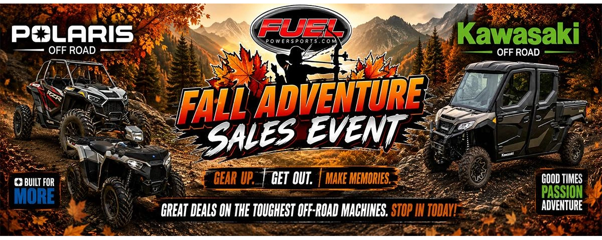 GEAR UP FOR FALL WITH INCREDIBLE SAVINGS ON ALL POLARIS & KAWASAKI OFF-ROAD! alt