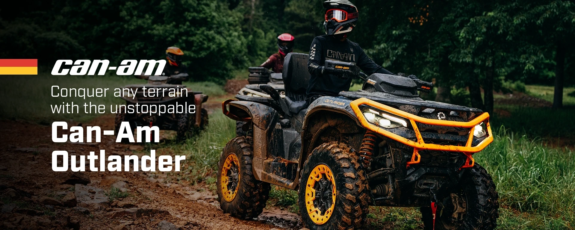 Conquer any terrain with the unstoppable Can-Am Outlander