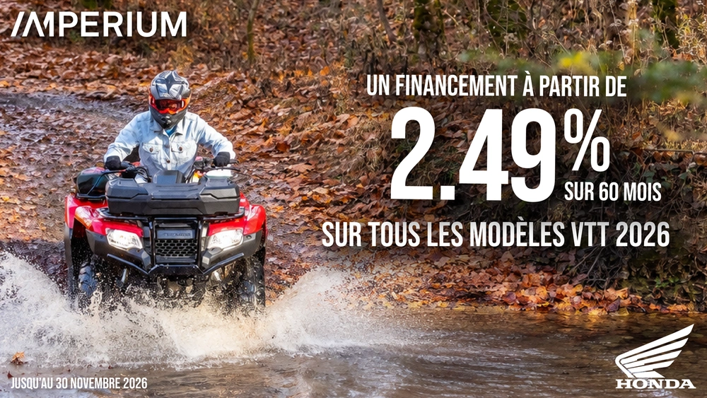 Promo VTT 2026 Honda alt