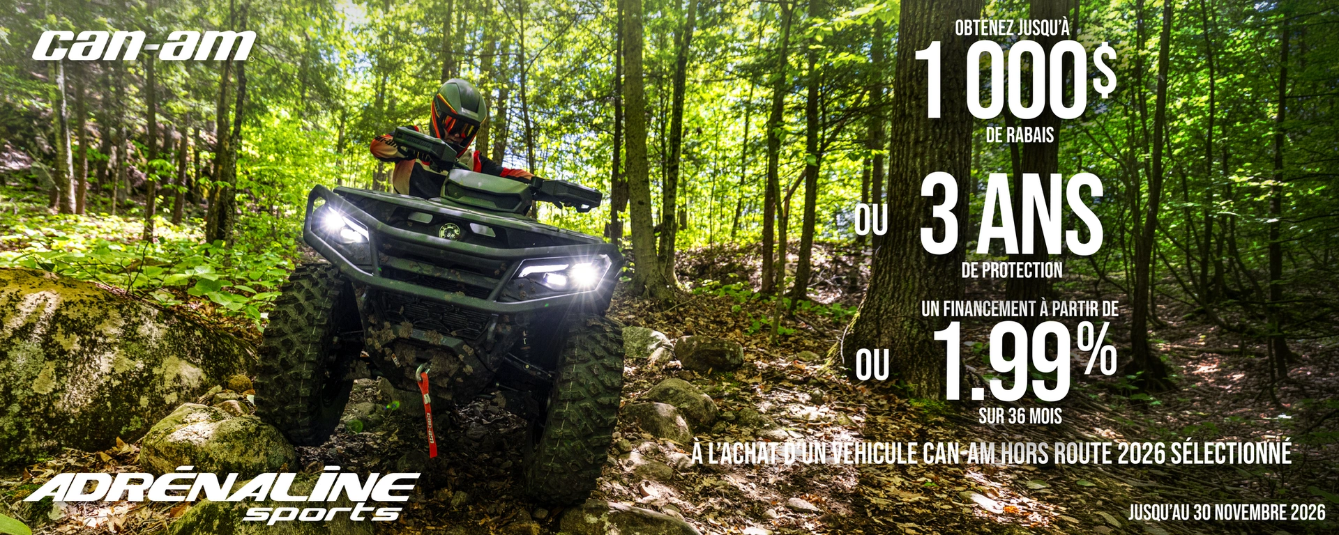 Promo VTT 2026 Can-Am alt
