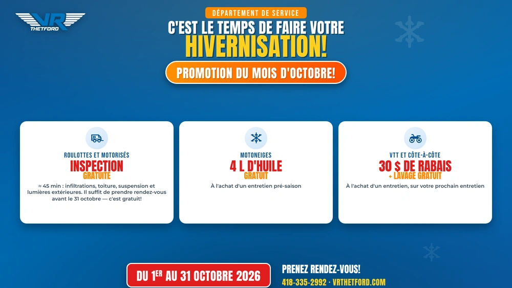 Promo d'octobre 2026
