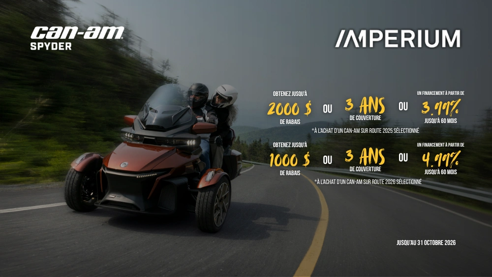 Promo Spyder Can-Am 2026