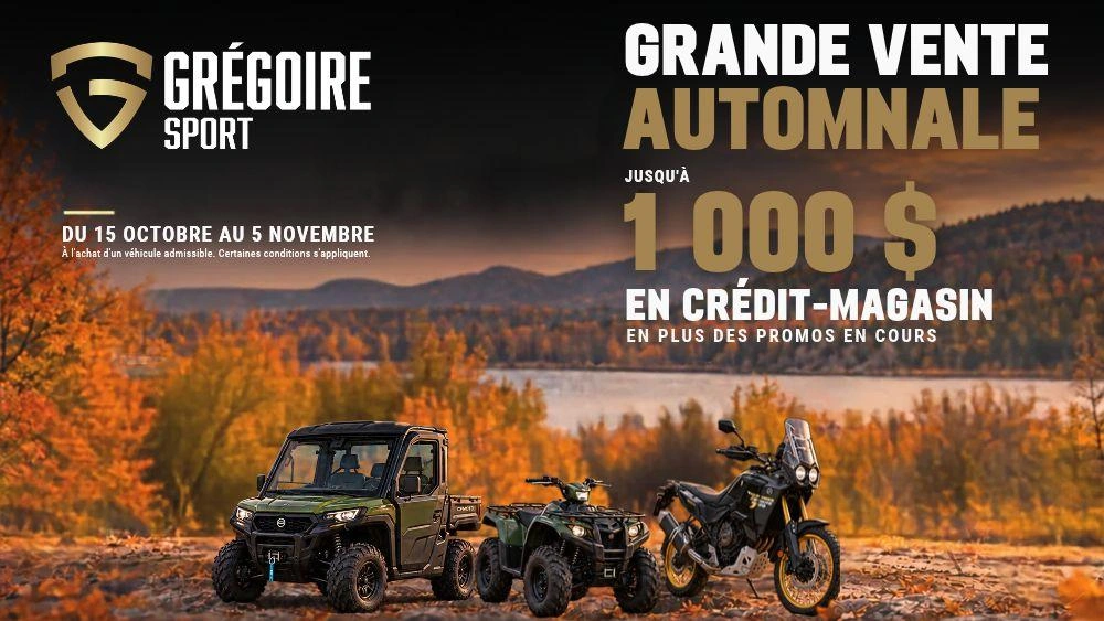 GRANDE VENTE AUTOMNALE
