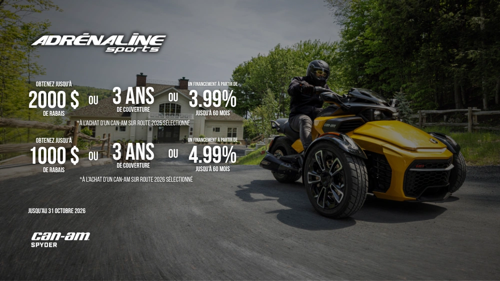 Promo Spyder Can-Am 2026