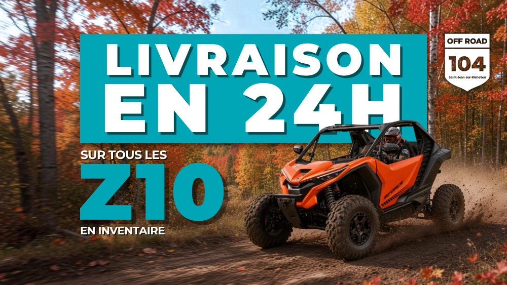 Votre CFMOTO Z10 livré en 24 h