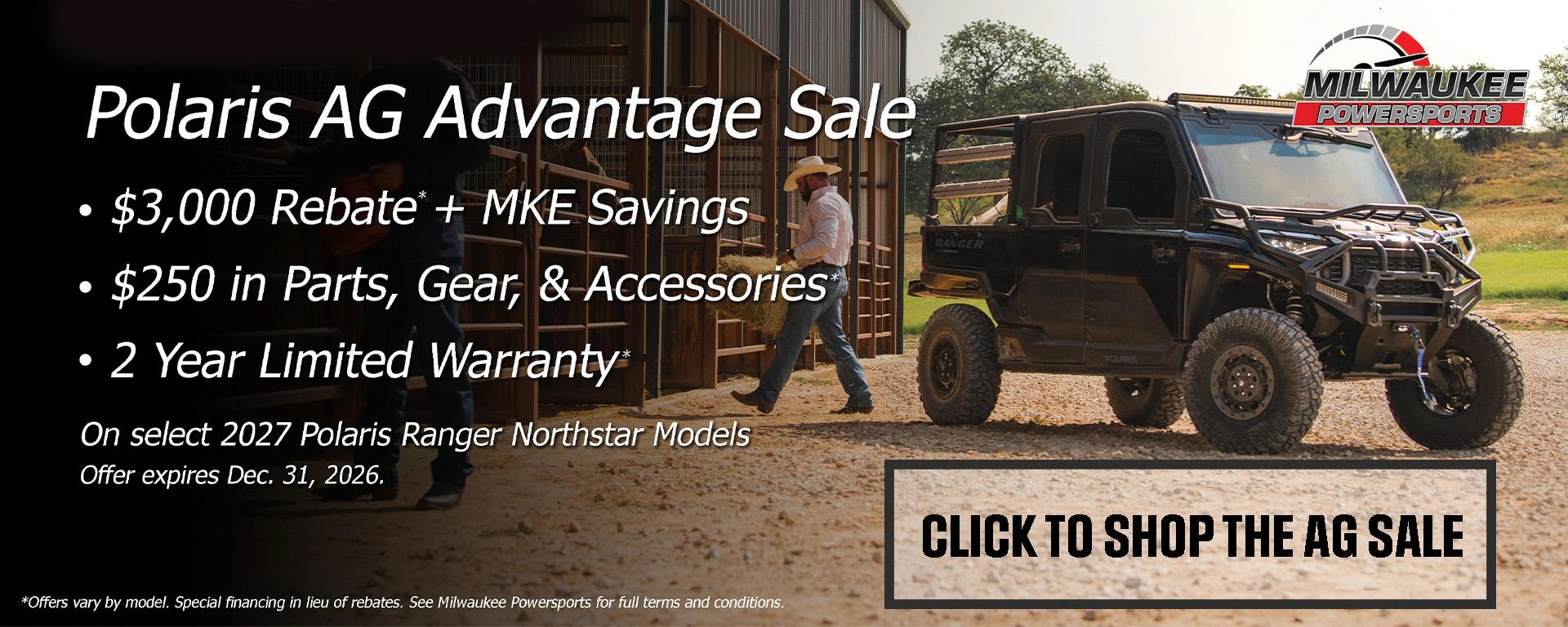 AG Advantage Sale | Milwaukee Powersports