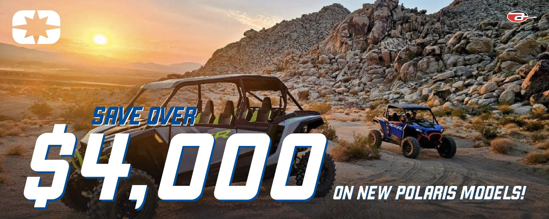 Save Over $4,000 On NEW Polaris Models!