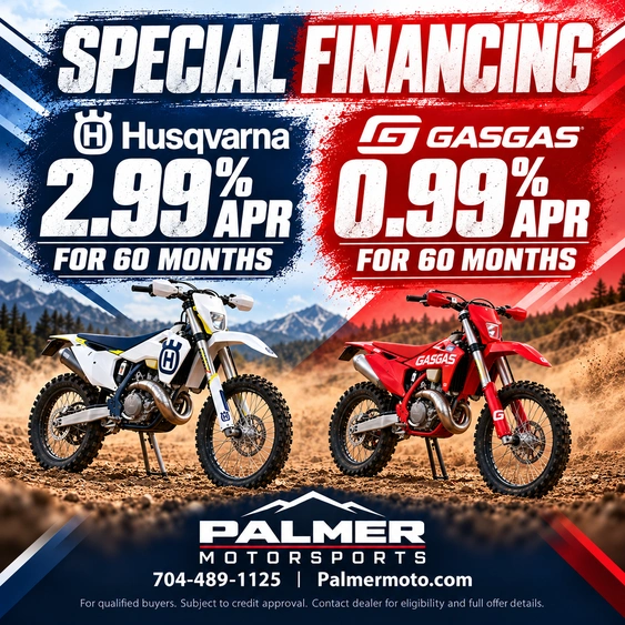 GASGAS/HUSQVARNA OEM FINANCING OPTIONS