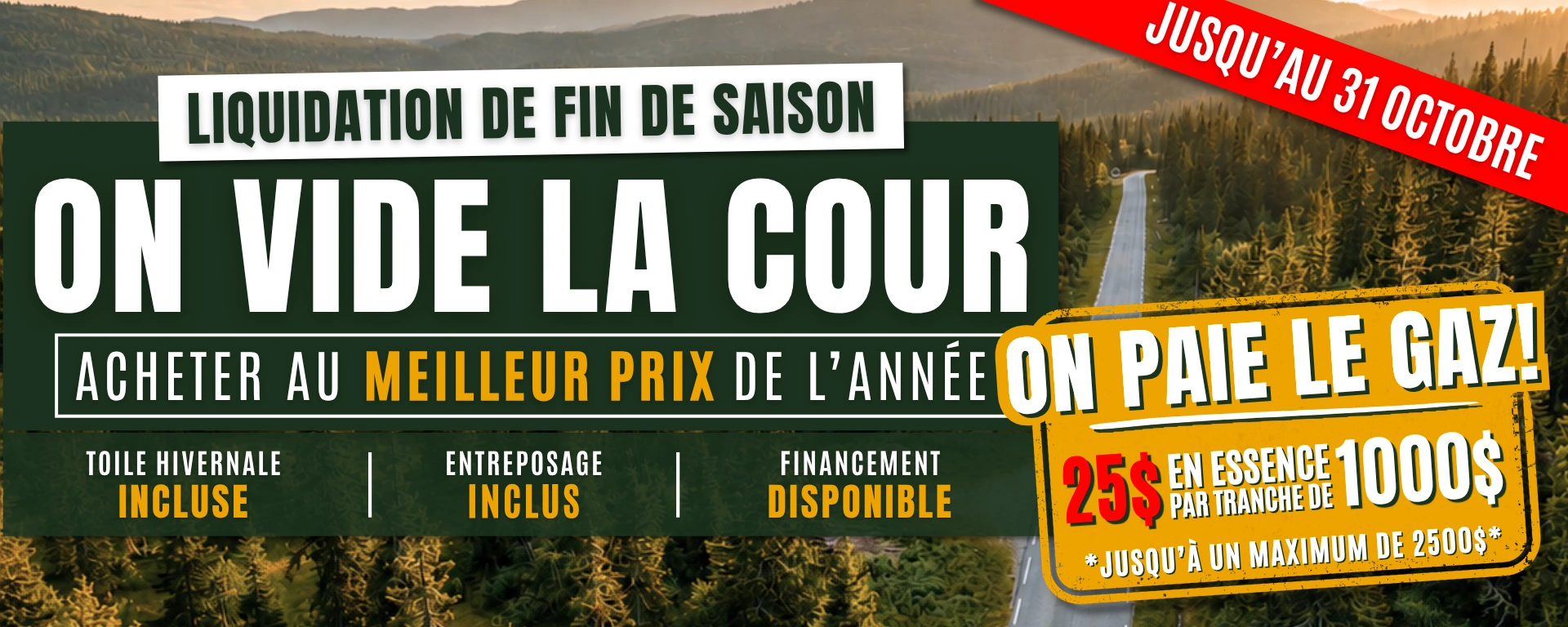 LIQUIDATION DE FIN DE SAISON - ON PAIE LE GAZ