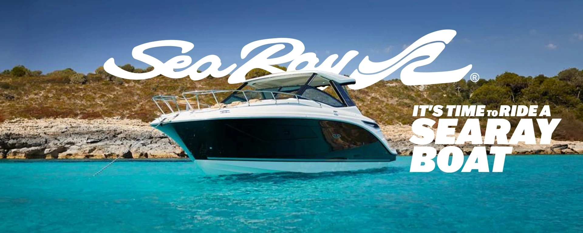 It's time to ride a SeaRay boat