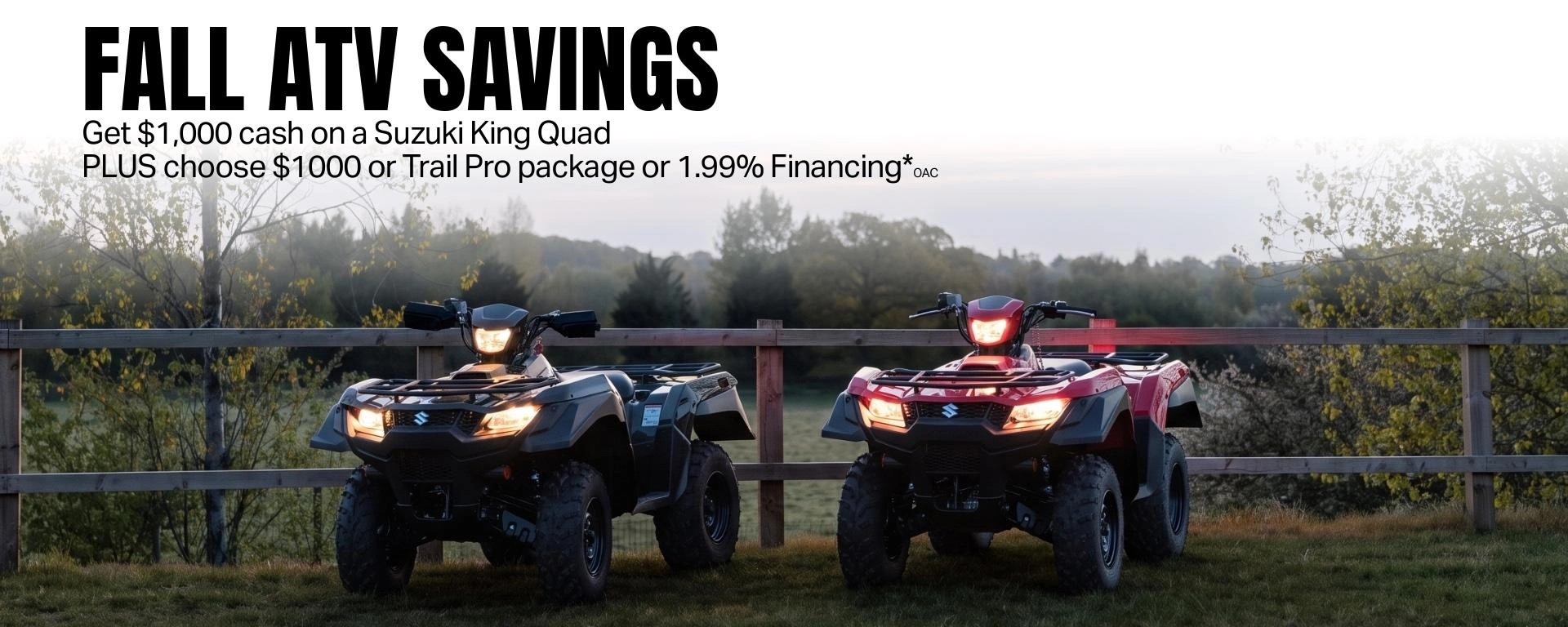 FALL ATV SAVINGS