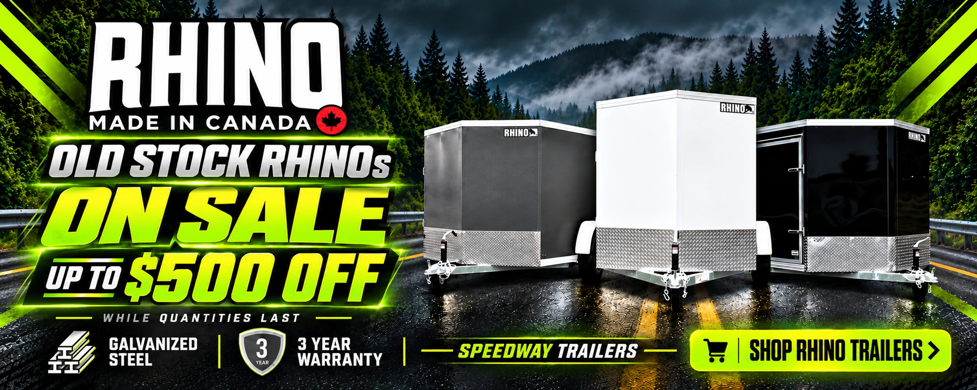 OLD STOCK RHINOS — SAVE UP TO $500!
