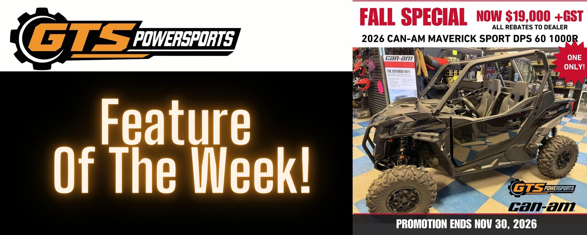 2026 Can-Am Maverick Sport DPS 1000R