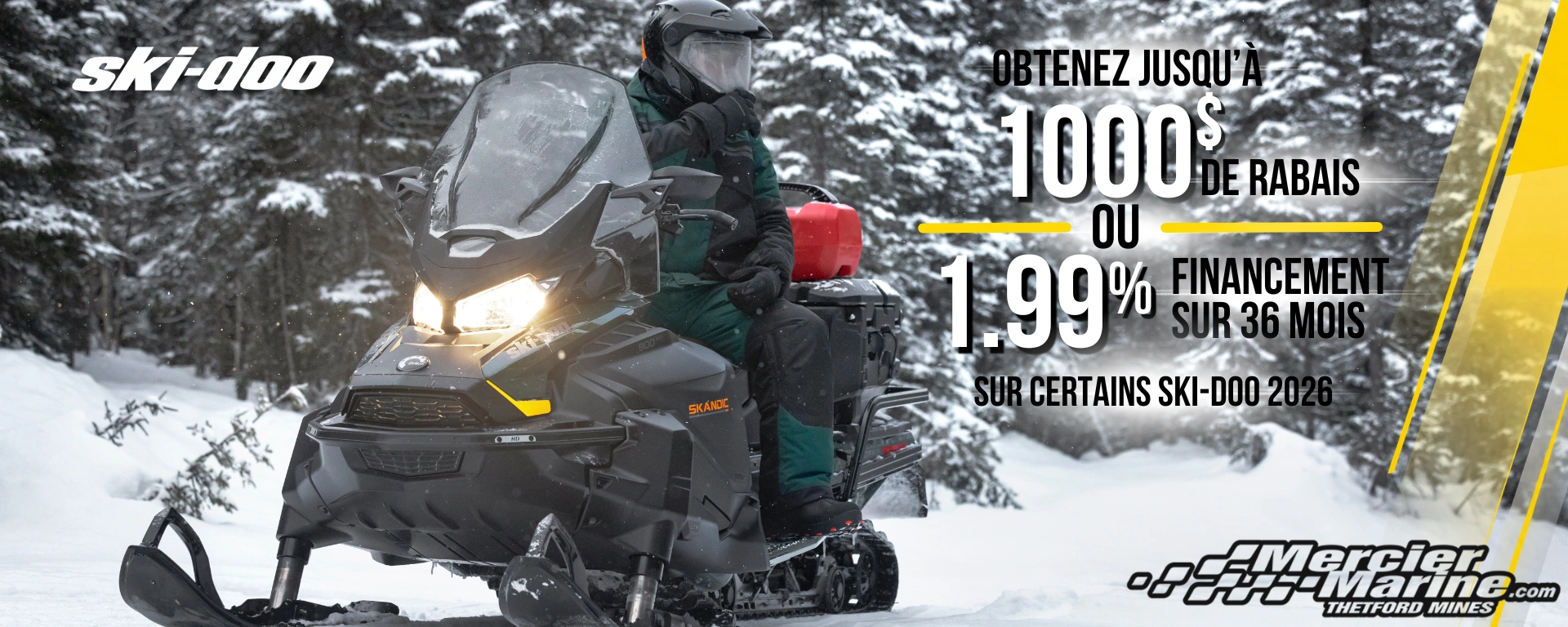 NOUVEAU RABAIS SKI-DOO 2026