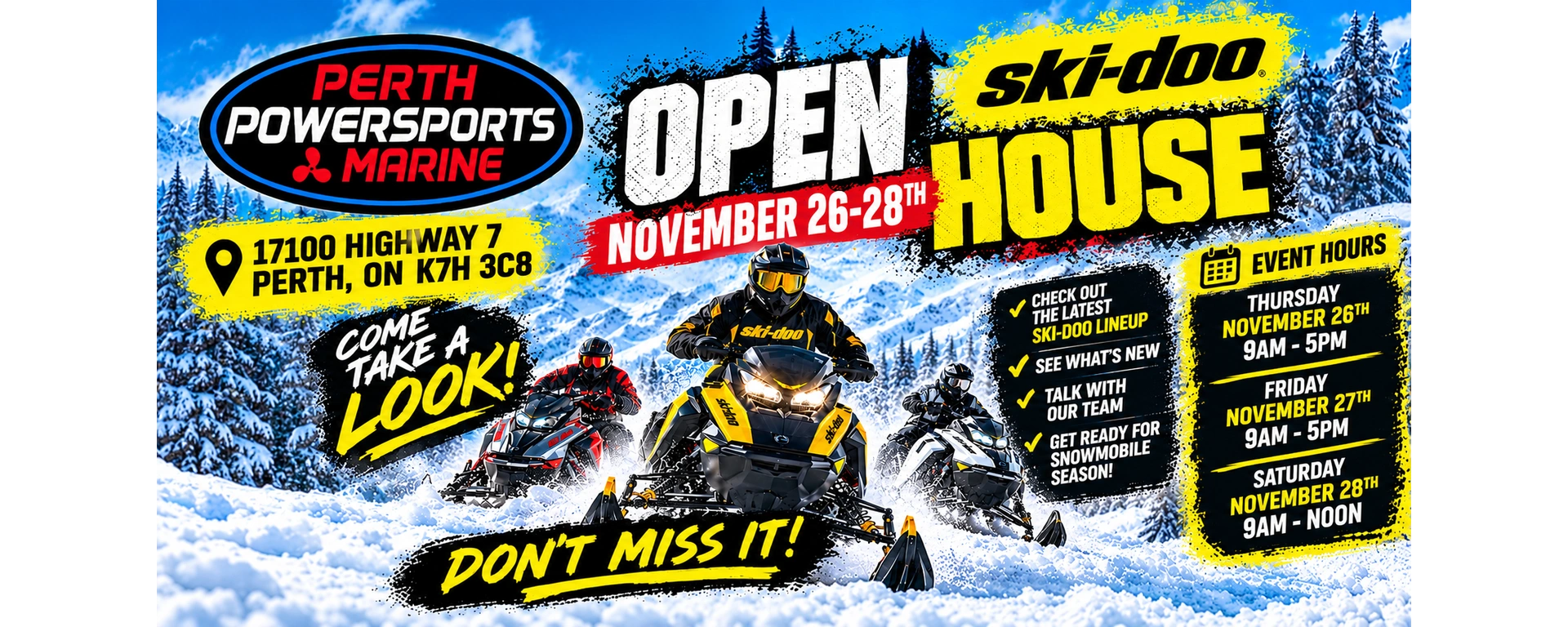 Skidoo Open House