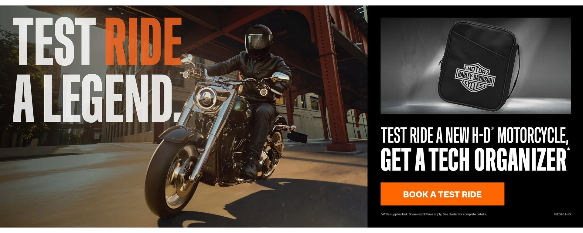Test Ride A Legend
