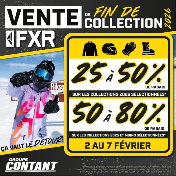 Vente de fin de collection FXR alt