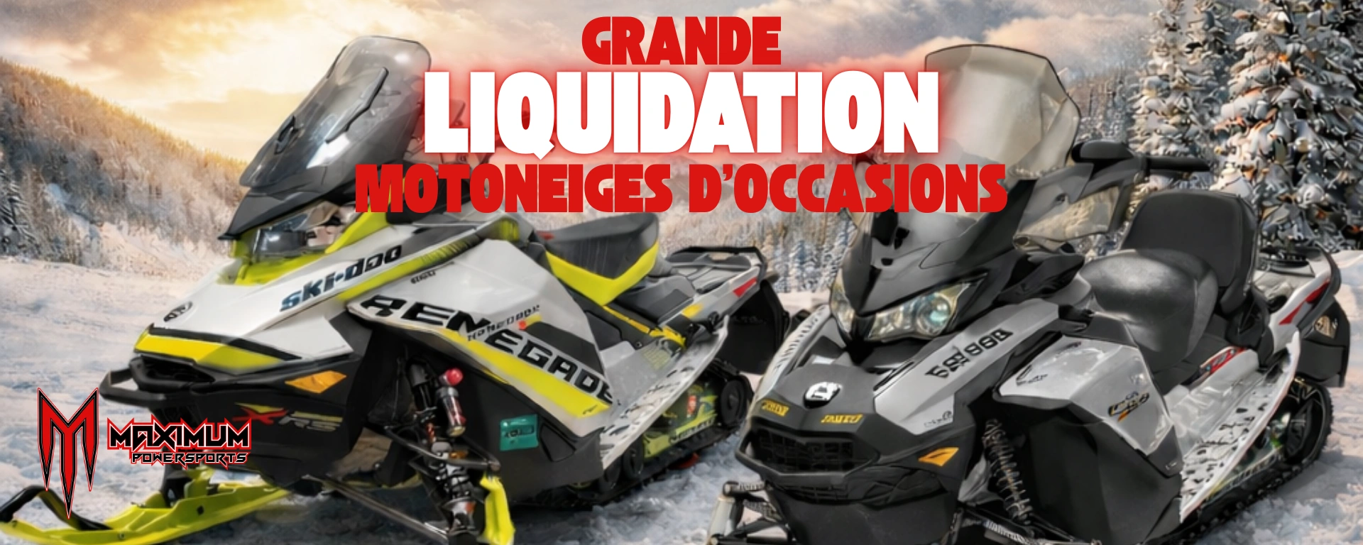 Liquidation Motoneiges Occasions alt