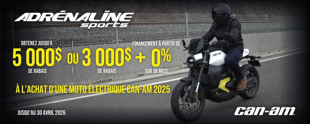 Promo Can-Am 2 roues alt