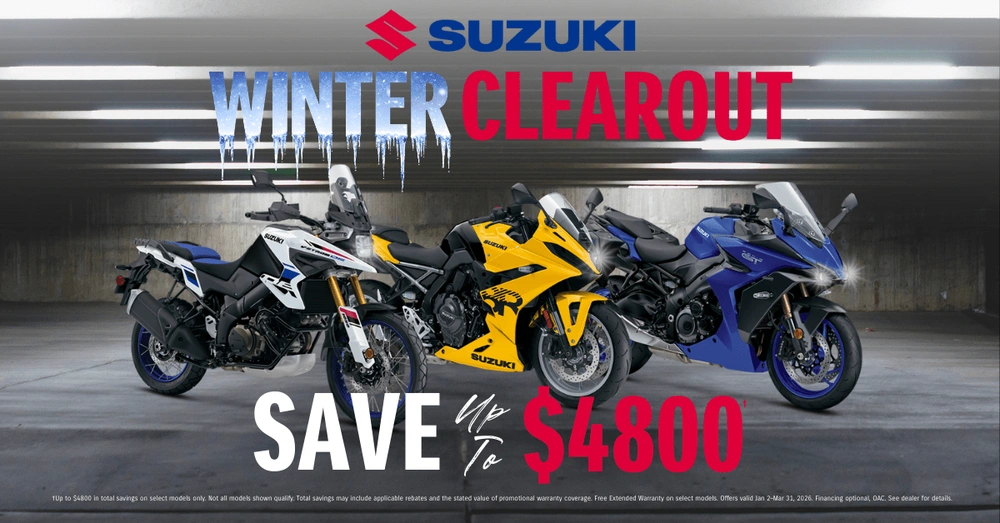 SUZUKI WINTER CLEAROUT MOTORCYCLE alt