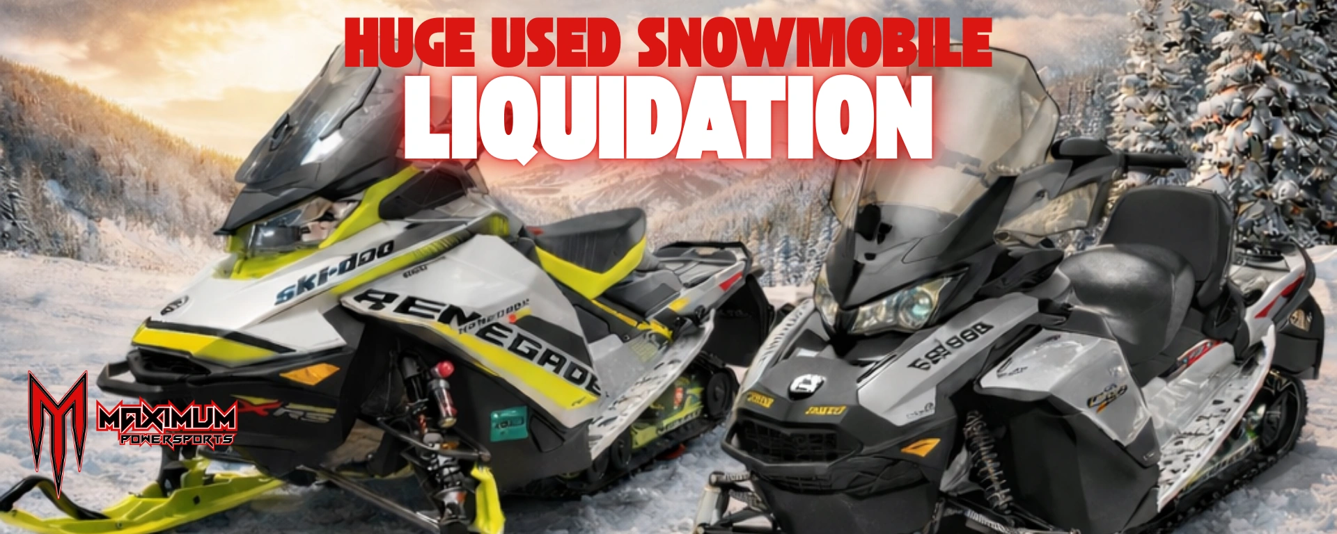 Used Snowmobiles Liquidation alt