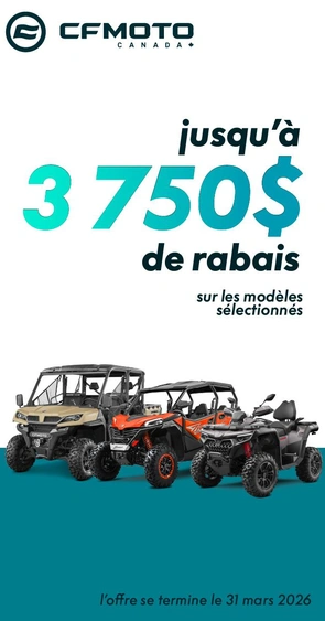 3750$ de rabais su modèle sélectionné alt
