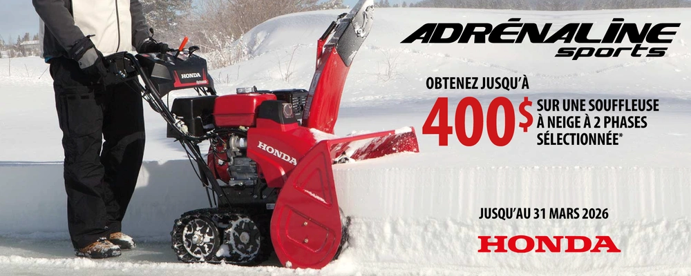 Promo Honda Souffleuses alt