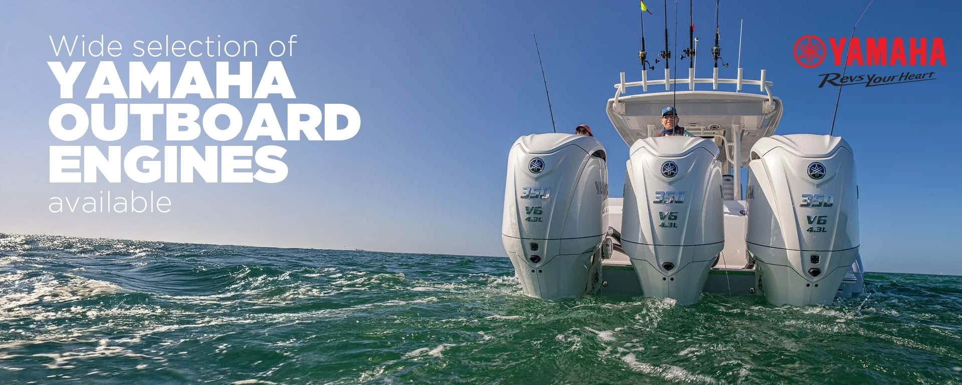 Wide selection of Yamaha outboard engines available alt