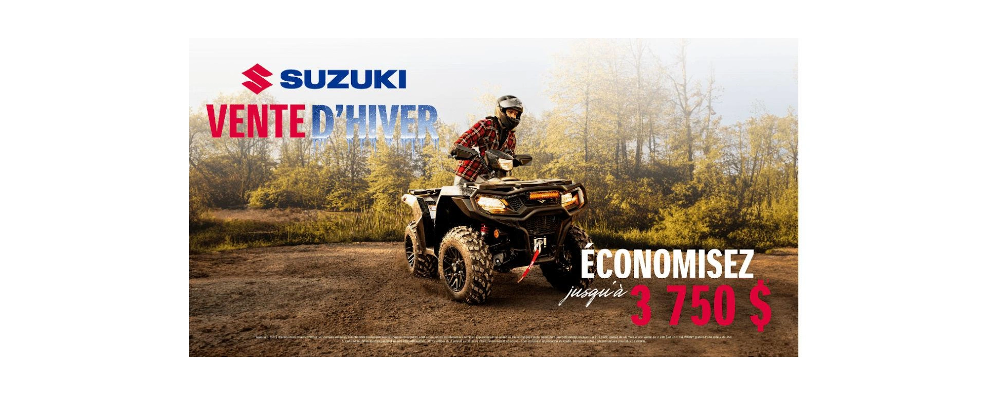 SUZUKI VENTE D'HIVER VTT alt