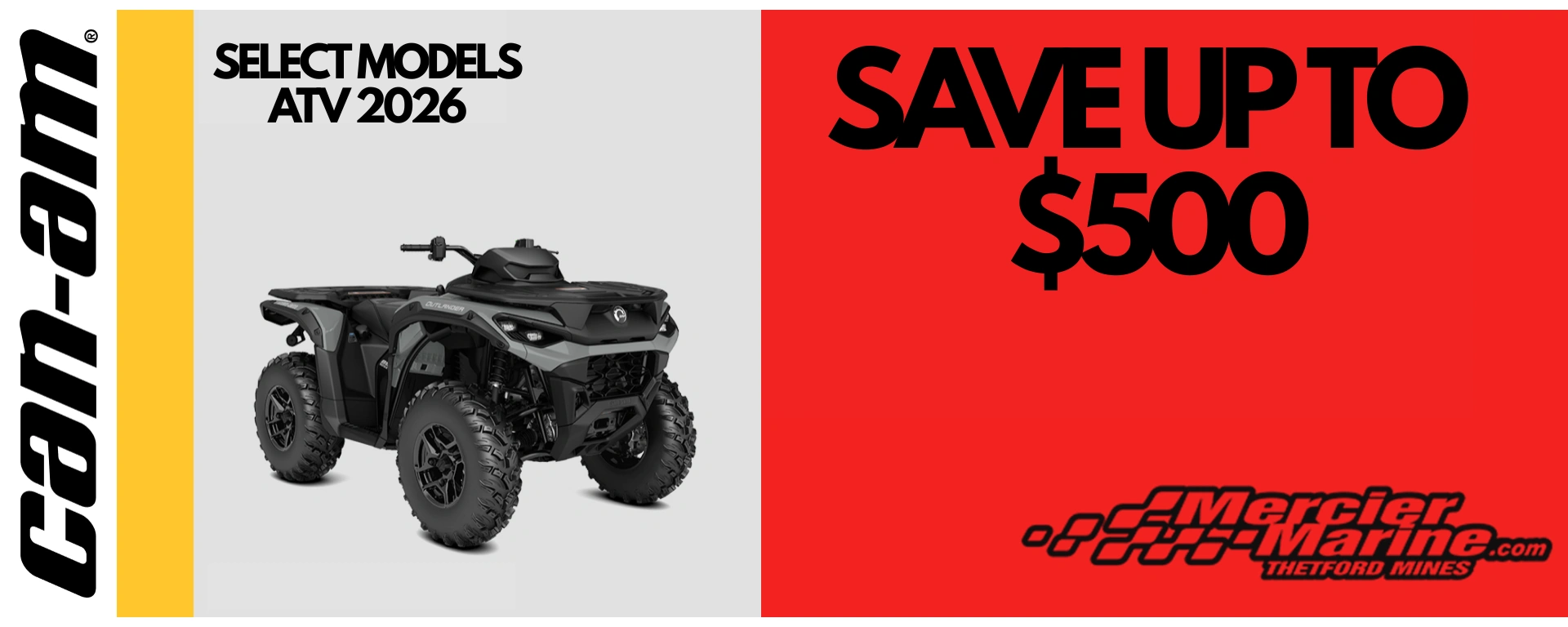 SPECIAL OFFER ON 2026 ATVs alt