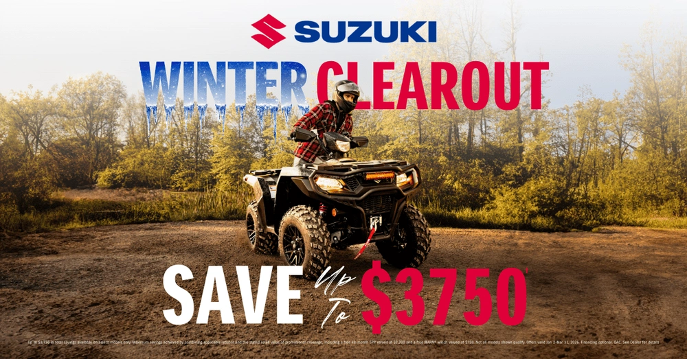 SUZUKI WINTER CLEAROUT ATV alt