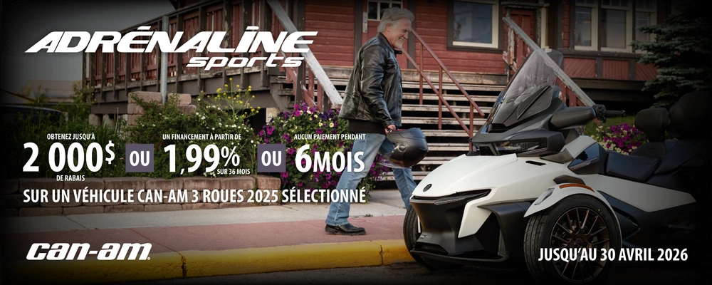 Promo Can-Am 3 roues alt