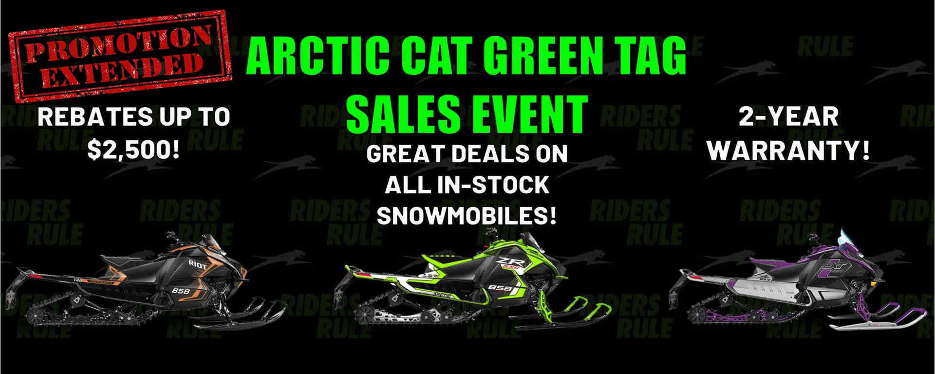 Arctic Cat Green Tag Sales Event Feb March 2026 alt