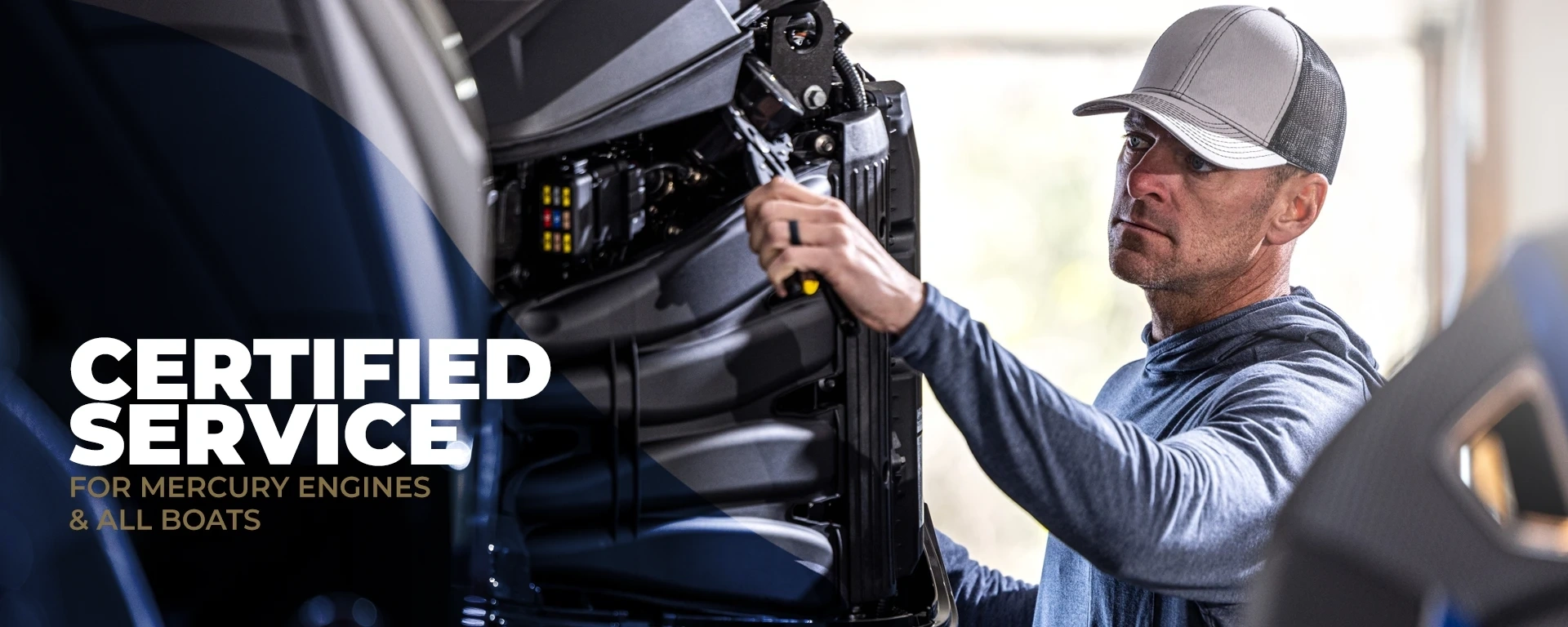 Certified Service for Mercury Engines & All Boats alt