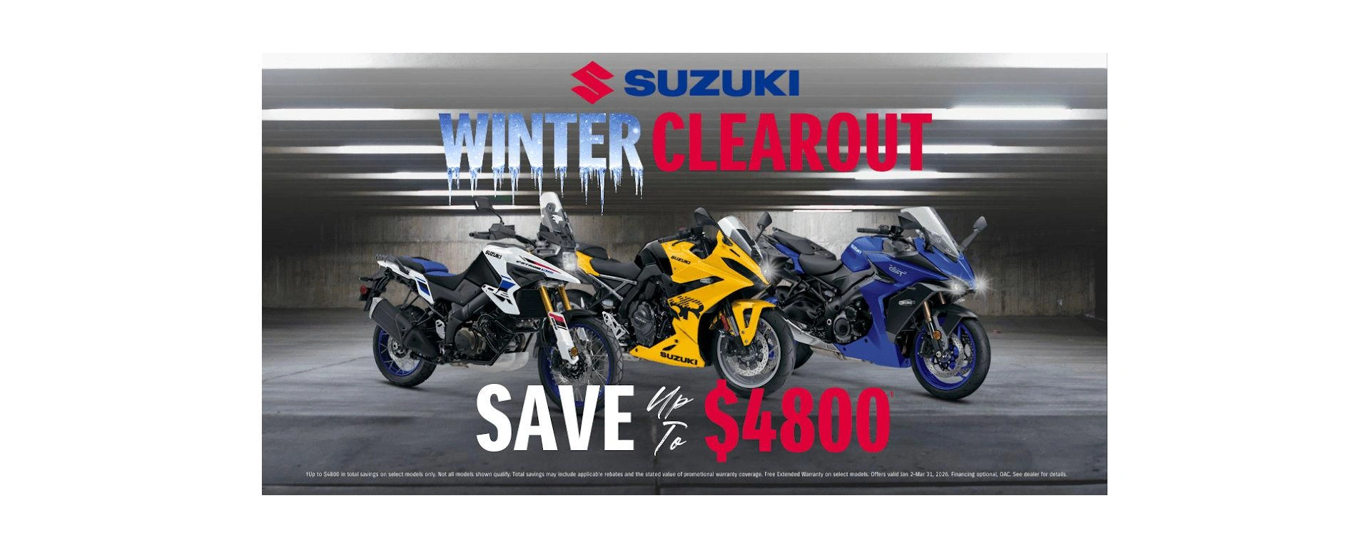 SUZUKI WINTER CLEAROUT MOTORCYCLE alt