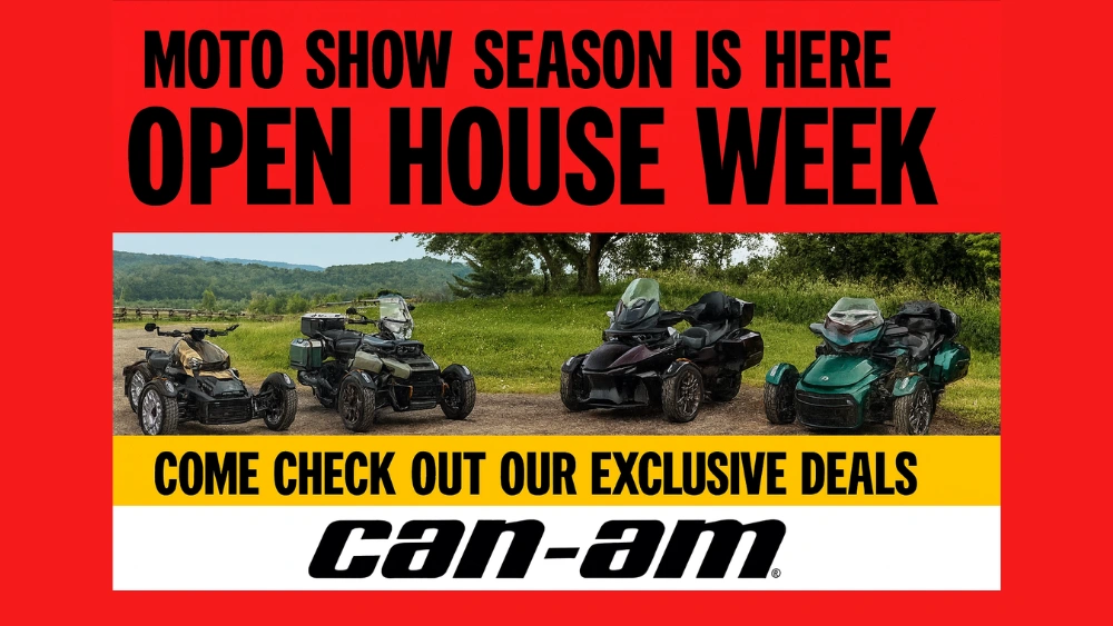 Can-Am Moto Show Open House at Energy Powersports – Best Time to Shop 3-Wheel Motorcycle Deals in Oakville 4.8 • Powersports vehicle dealer alt