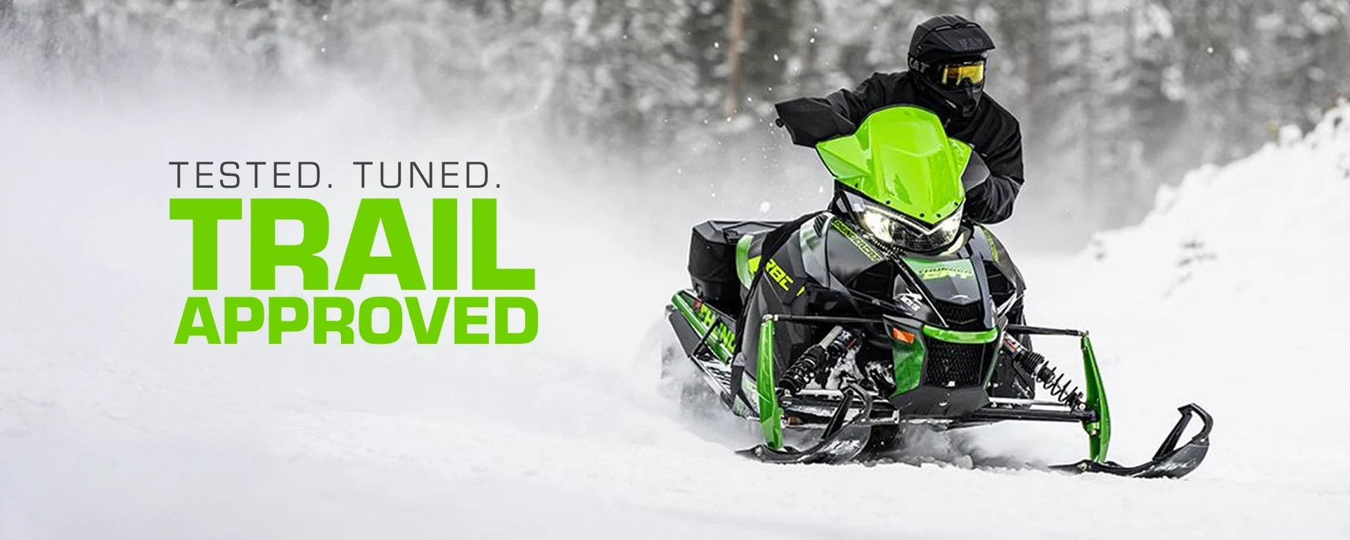 Tested. Tuned. Trail Approved. alt