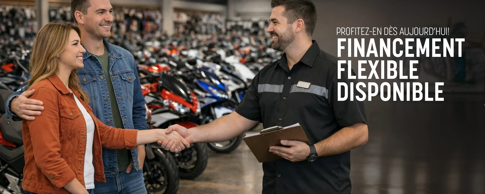 Profitez-en dès aujourd’hui! Financement flexible disponible alt