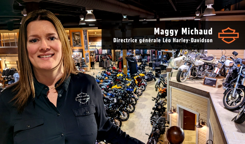 MAGGY MICHAUD À LA TÊTE DE LA DIRECTION DE LÉO HARLEY-DAVIDSON alt
